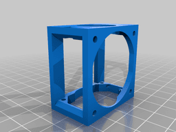 FLSun Q5 hotend fan support structure 3d model