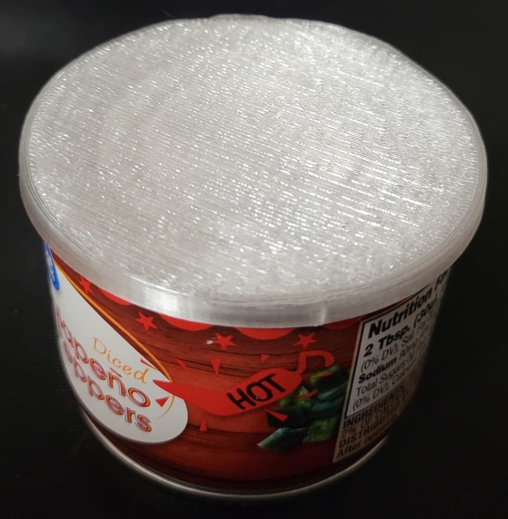 Parametric Snug Can Lid 3d model
