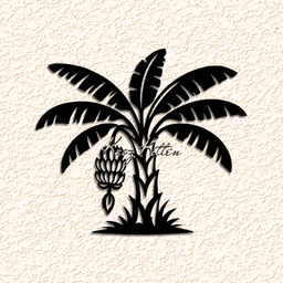 banana-palm-tree wALL aRT hOME dECOR 3d model