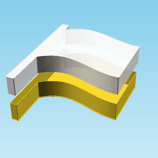 BLACK FLAG, nestable box (v1) 3d model