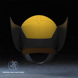 Wolverine Brown Suit Helmet 3D Printer STL file 3d model