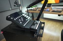 Audio / Video Filming Cart - Blackmagic Atem Mini Pro - Cables Magnetic Cover 3d model