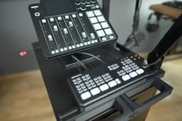 Audio / Video Filming Cart - Blackmagic Atem Mini Pro - Cables Magnetic Cover 3d model