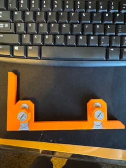 Multiboard Print Sheet Holder - Left Hand - 3 Slot 3d model