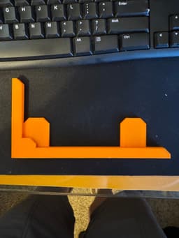 Multiboard Print Sheet Holder - Left Hand - 3 Slot 3d model