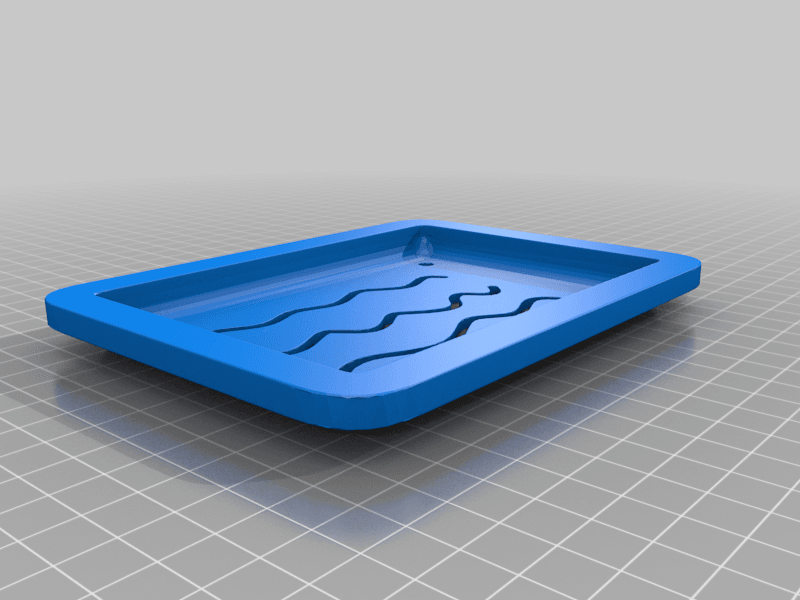 2 Piece Soap Dish 3d model