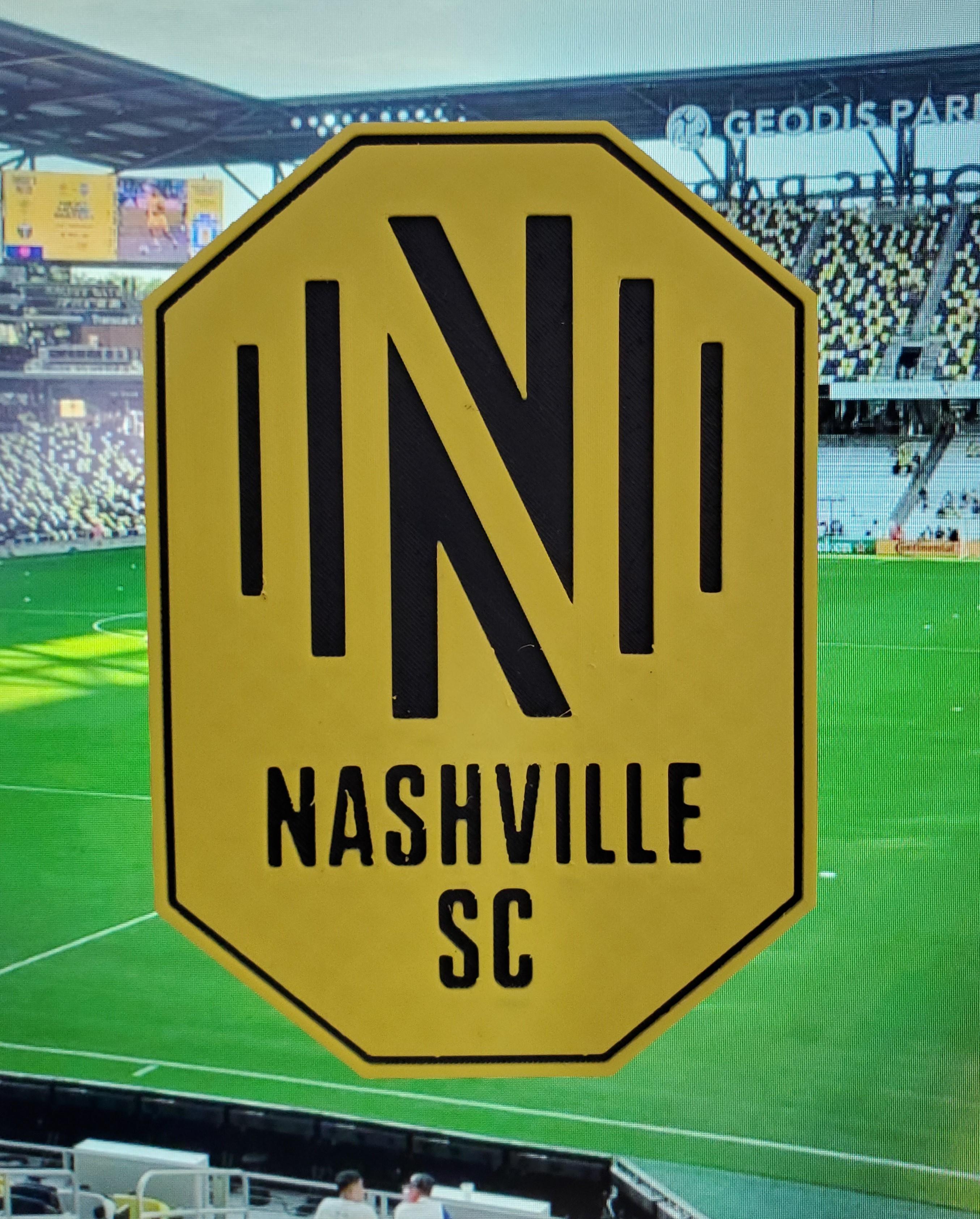 CS Nashville SC coaster or plaque 3d model