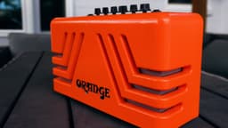 Orange Crush Practice Amp Shell 3d model