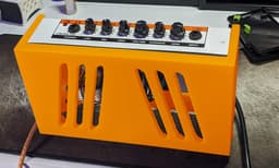 Orange Crush Practice Amp Shell 3d model
