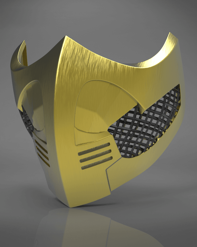 Scorpion's Mask - Mortal Kombat X 3d model
