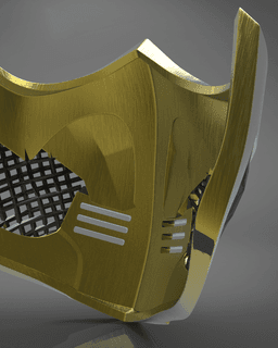Scorpion's Mask - Mortal Kombat X 3d model