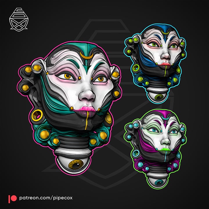 Luna Wall 3d model