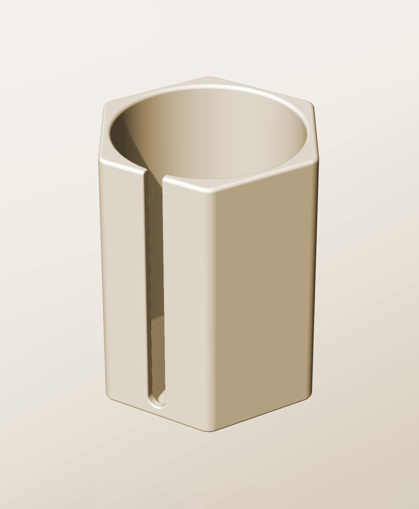 CH96-140-S Stackable slotted bin box module for creative decor 3d model