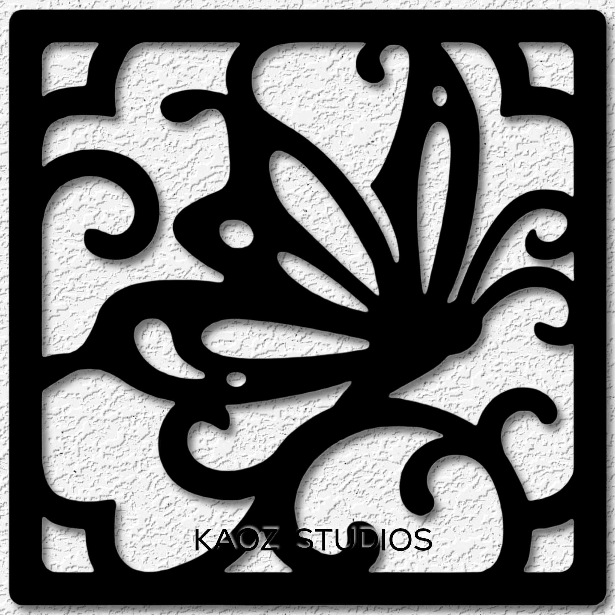 butterfly wall art garden wall decor 3d model