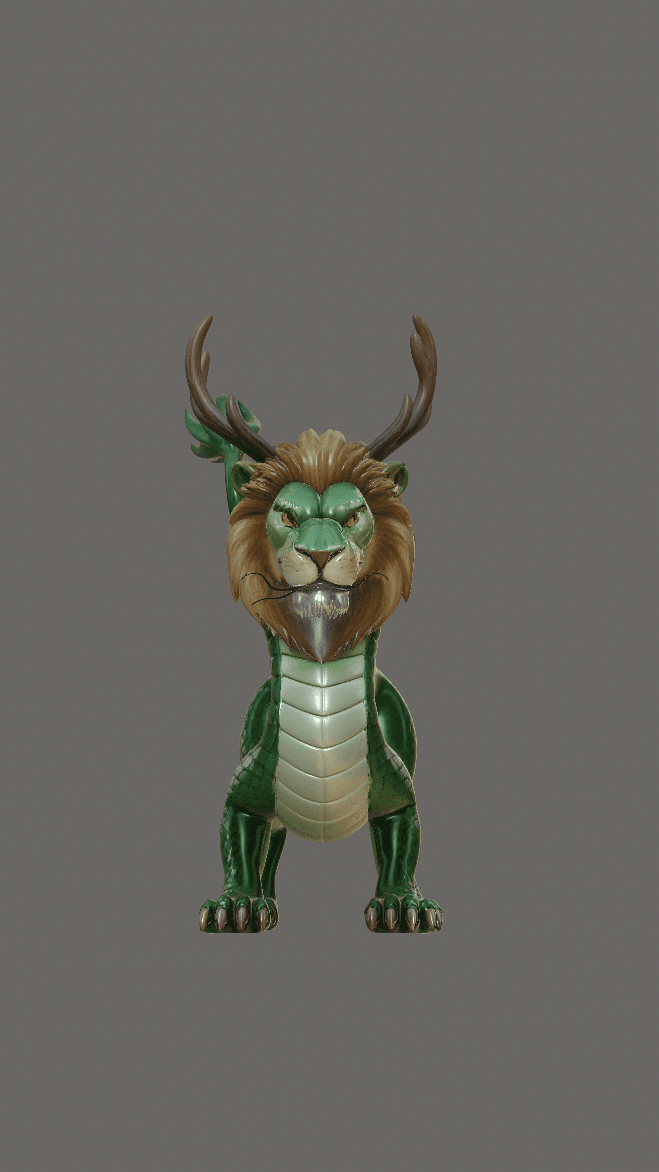 Malem Pakhangba - The Protector of Earth (Naga-Vansh Series) 3d model