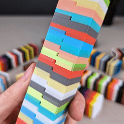 Purge Calibration Z-stacks for Bambu Lab and other single extruder multi-color 3D printers - More examples of color bleeding. - 3d model