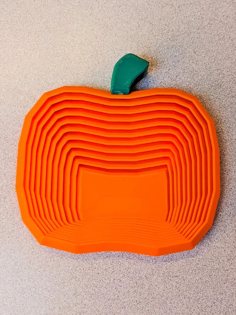 Fidget Pumpkin Rings 3d model