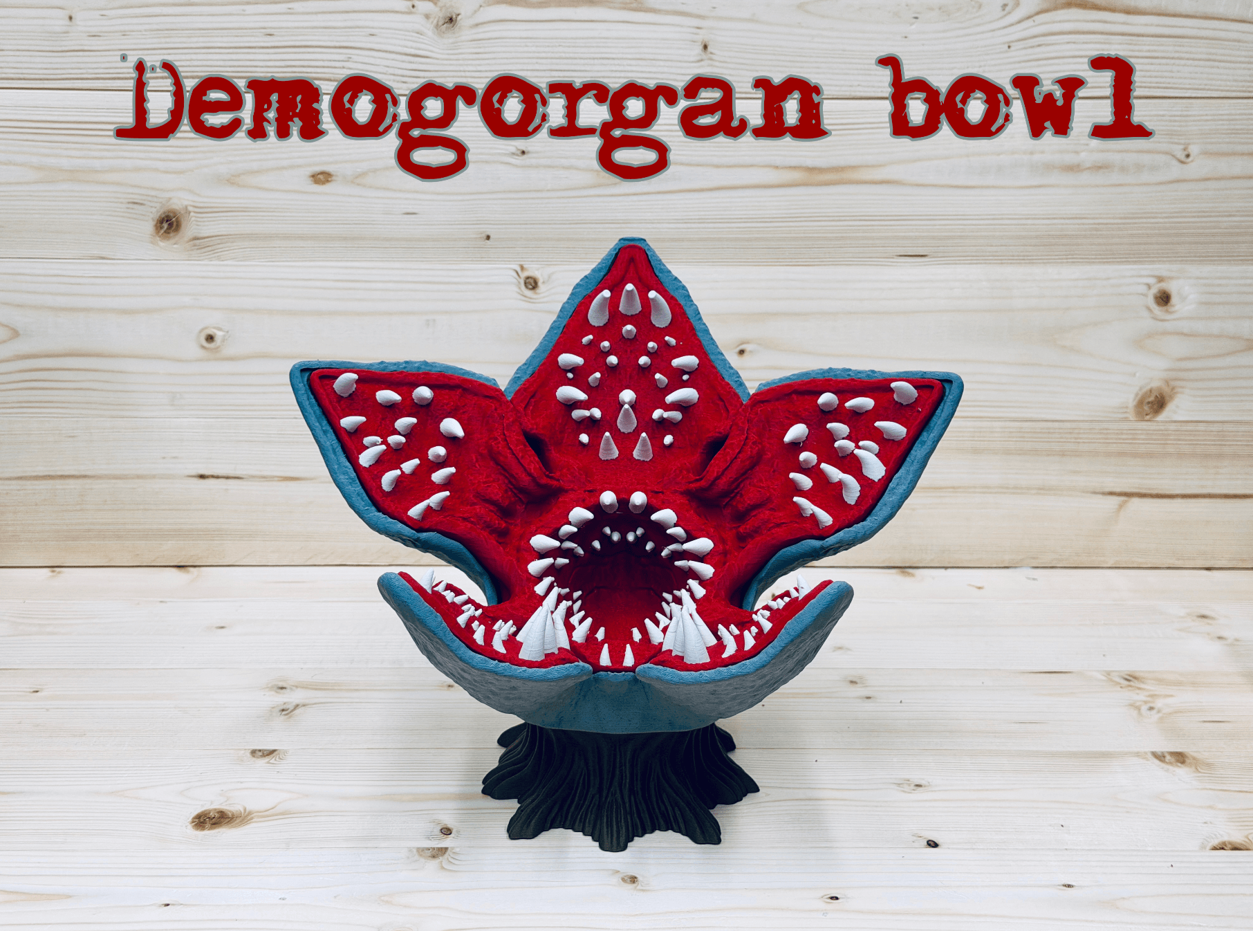 Demongorgn Bowl (Inspired Funchional Fan Art) 3d model