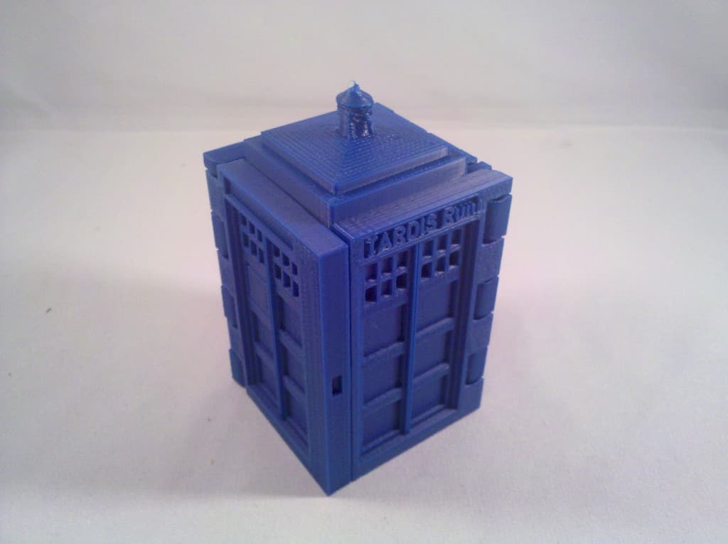 TARDIS Run board game - Print in one board 3d model