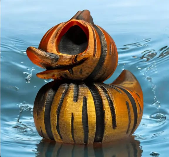 Pumpkin Duck 3d model