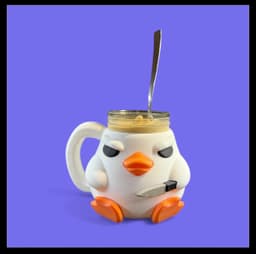 Stabby Ducky Pint Holder and Container 3d model