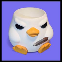 Stabby Ducky Pint Holder and Container 3d model