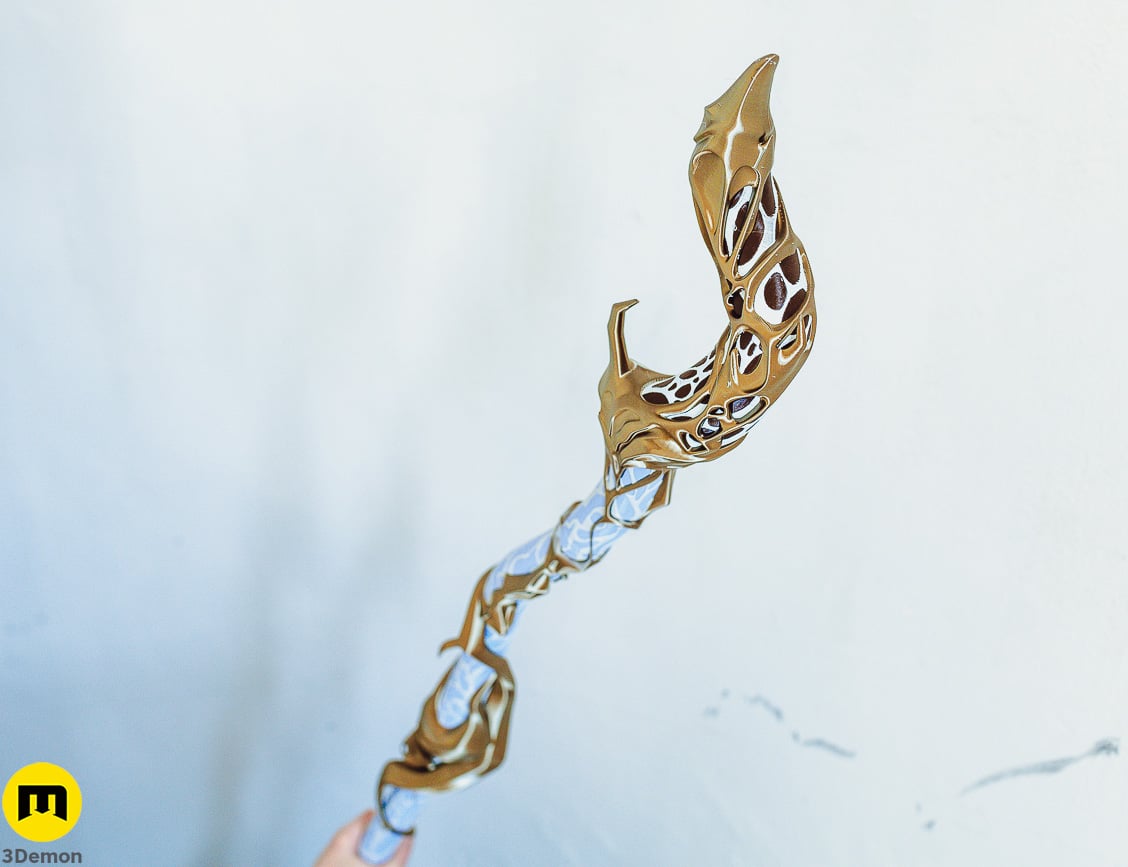 Viktor's Hex Staff - Arcane Act 2 3d model