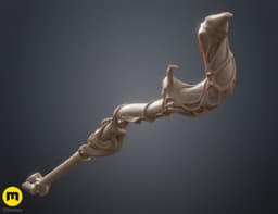 Viktor's Hex Staff - Arcane Act 2 3d model