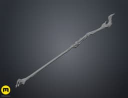 Viktor's Hex Staff - Arcane Act 2 3d model