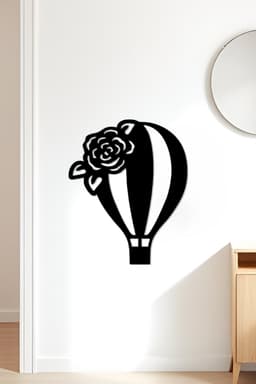 Balloon Wall Art, Wall Decor, Home Decor 3d model