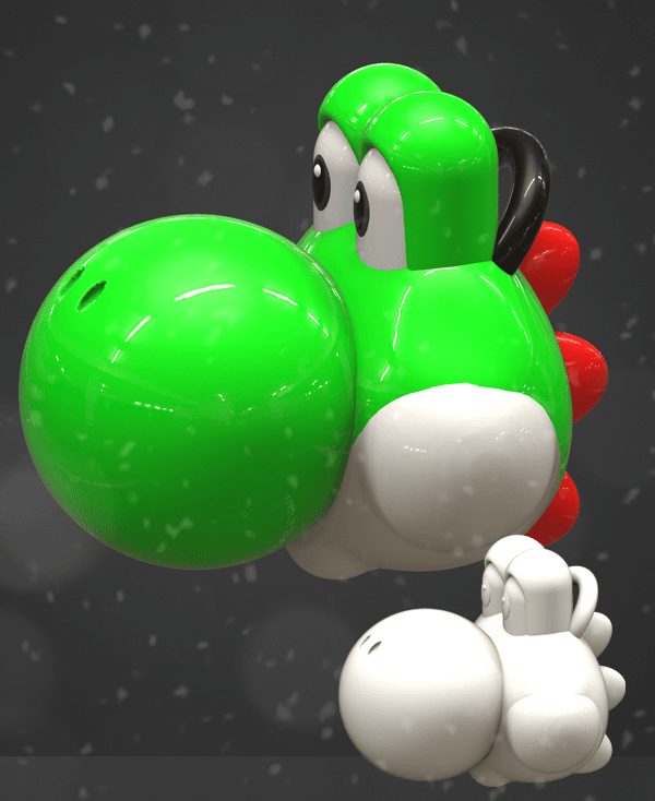Yoshi Xmas Tree Decoration 3d model
