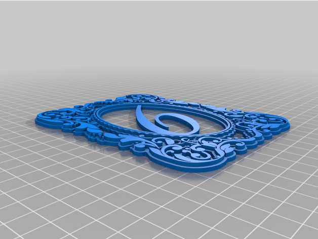 Wedding Table Numbers 3d model