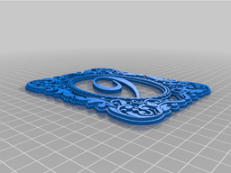 Wedding Table Numbers 3d model