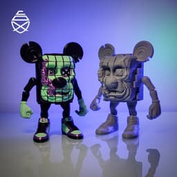 Pixel Mouse + Body Holder 3d model