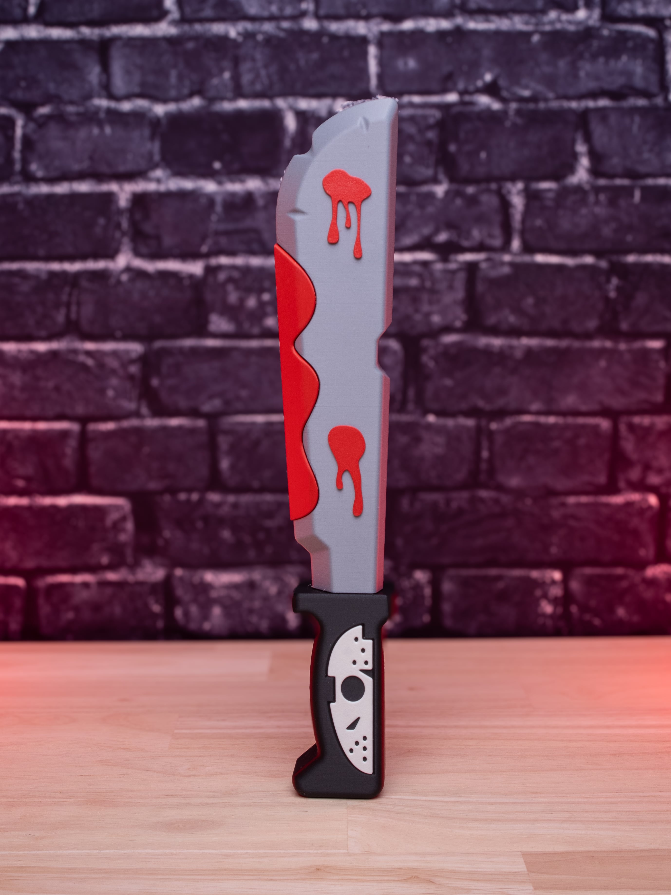 Jason's Machete - Knife Cosplay Prop Kit | No Supports, No AMS, No Glue 3d model
