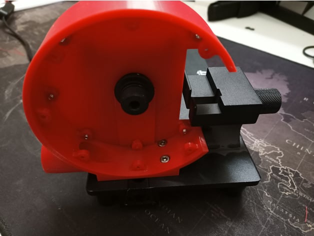 Decut Shaft Cutter Dust Cover With Vacuum Adapter 3d model