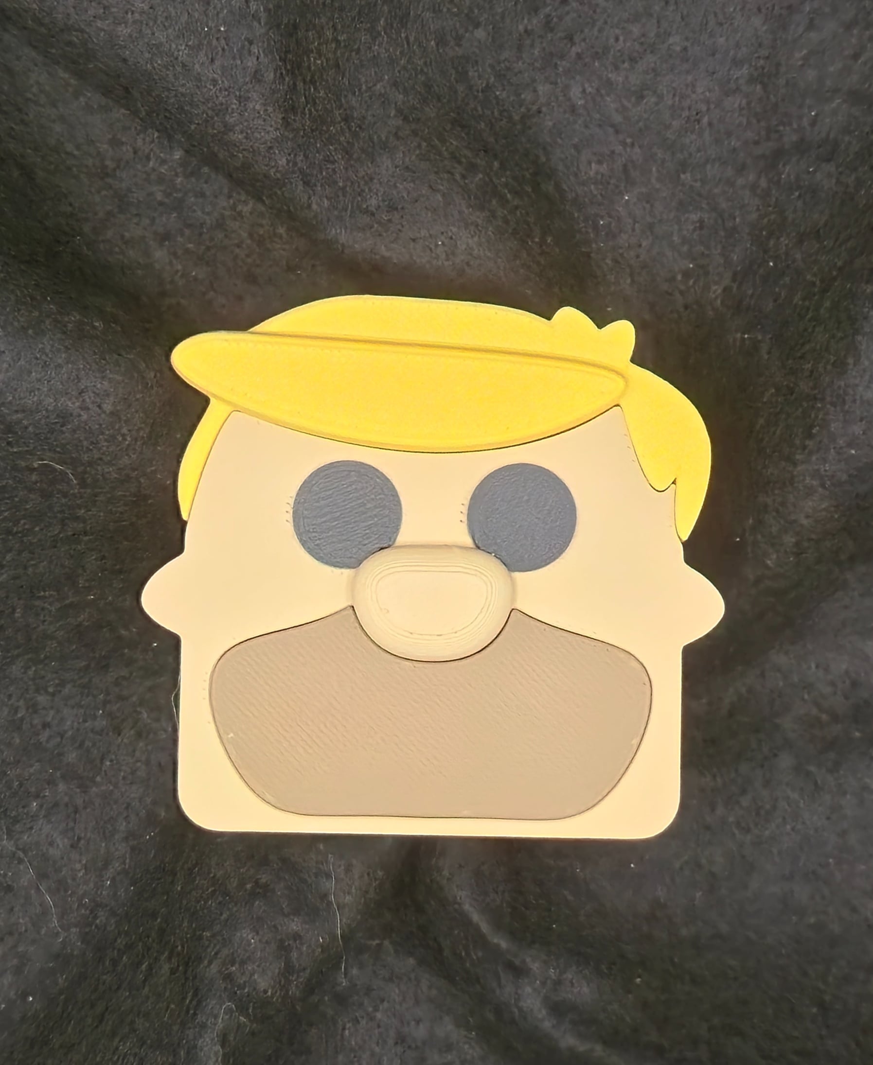 Blokkheadz Barney Rubble - Magnet, Ornament and Regular Collectible 3d model