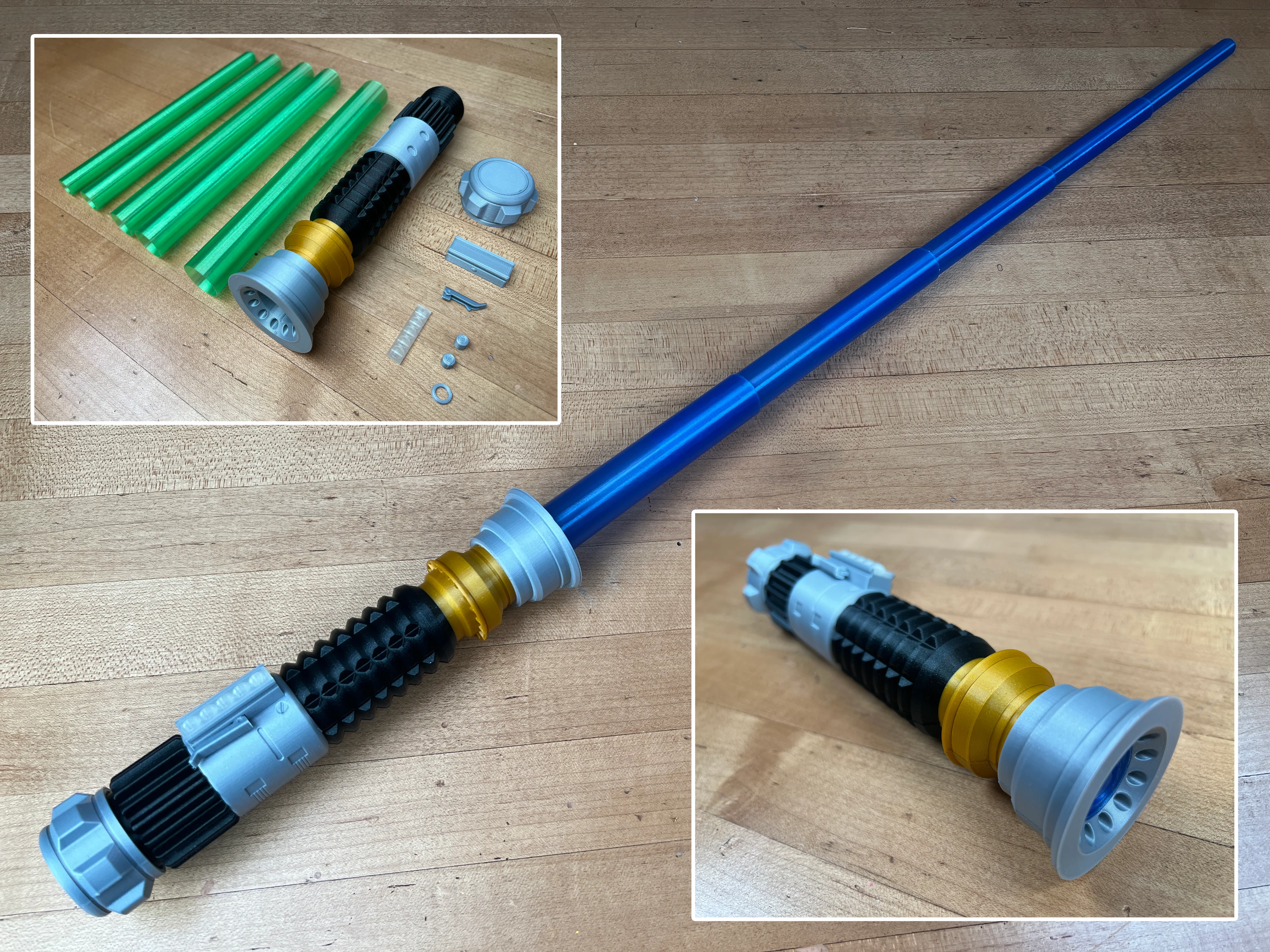 ObiWan’s Third Collapsing Lightsaber 3d model