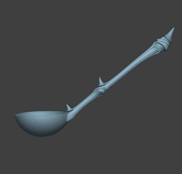Gothic Ceremonial Ladle 3d model