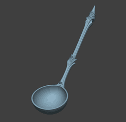 Gothic Ceremonial Ladle 3d model
