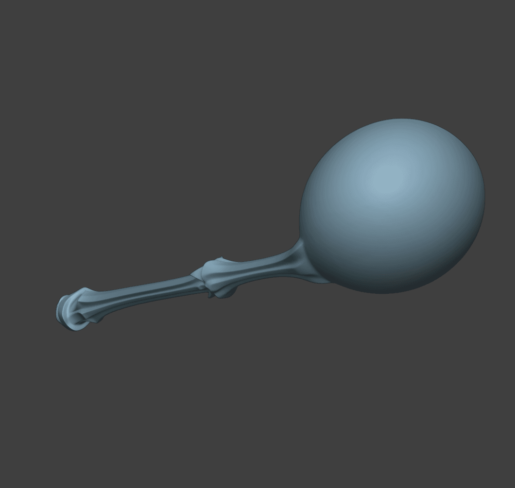 Gothic Ceremonial Ladle 3d model