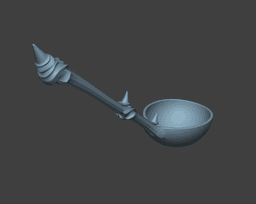 Gothic Ceremonial Ladle 3d model