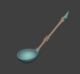 Gothic Ceremonial Ladle 3d model