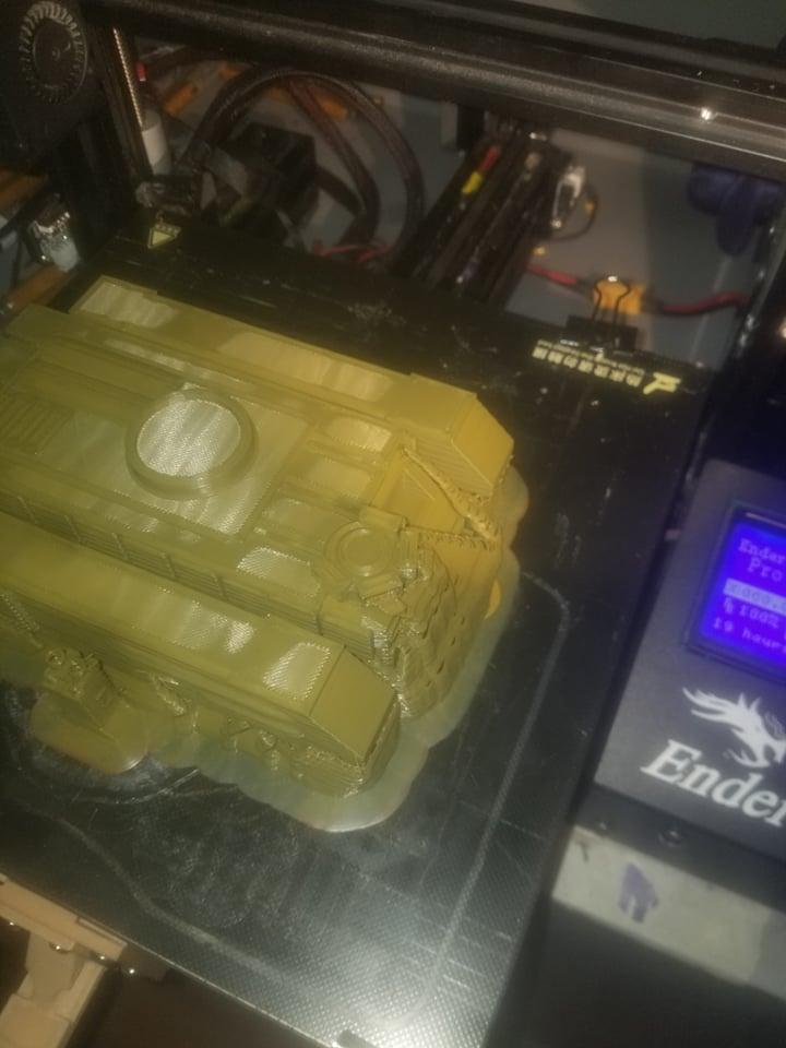 FHW: Twilight Panzer easy print Auto Turret 3d model