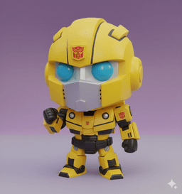 BUMBLEBEE KAWAII CHIBI COLLECTIBLE 3D FIGURE 3d model