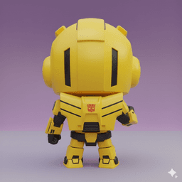 BUMBLEBEE KAWAII CHIBI COLLECTIBLE 3D FIGURE 3d model