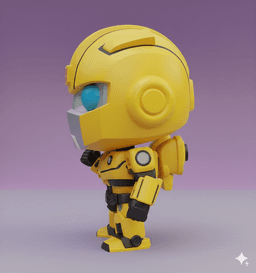 BUMBLEBEE KAWAII CHIBI COLLECTIBLE 3D FIGURE 3d model