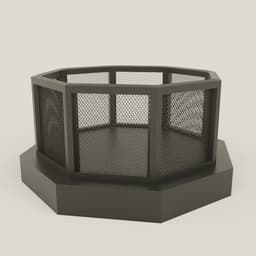 UFC Octagon Arena 3d model