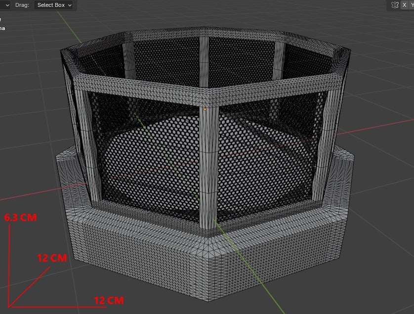 UFC Octagon Arena 3d model
