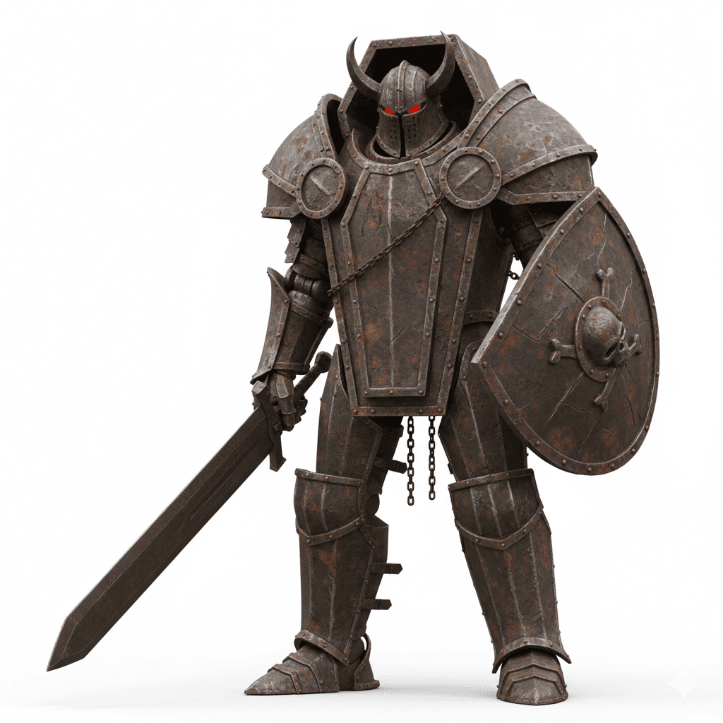 Iron Coffin Dark Knight Warrior 3d model